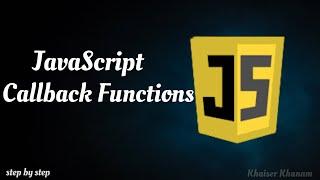 Callback Functions in JavaScript