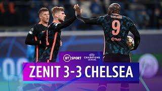 Zenit v Chelsea (3-3) | Blues pegged back after Werner double | Champions League Highlights