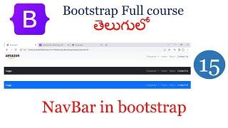 Responsive navbar bootstrap| Bootstrap nav bar| how to create responsive nav bar | bootstrap| navbar