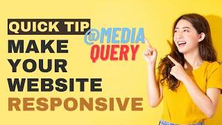 Using media query in Bootstrap Studio || Quick tip for responsive website