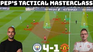 Tactical Analysis: Manchester City 4-1 Manchester United | How Pep Dominated The Derby |