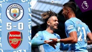 Manchester City vs Arsenal 5-0 | All Goals & Highlights | Premier League 2021/22 | 28/08/2021