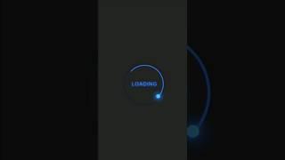 CSS Loading Spinner Animation | html css #shorts #youtubeshorts #html