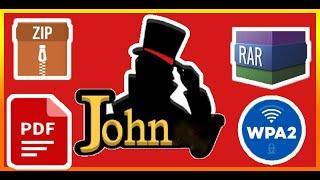 John -restore pw from zip,rar,pdf,wpa2