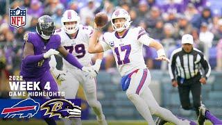 Baltimore Ravens vs. Buffalo Bills Full Game Highlights | NFL Week 4, 2022