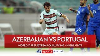 Bernardo Silva scores sublime volley!  | Azerbaijan 0-3 Portugal | World Cup Qualifier Highlights