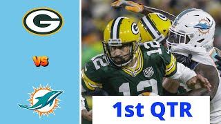 Green Bay Packers vs. Miami Dolphins Full Highlights 1st QTR | NFL Week 16, 2022