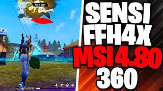 MELHOR SENSI PARA O MSI 4.80 - SENSI IGUAL FFH4X✅