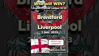 BRENTFORD vs LIVERPOOL English Premier League Football 22-23 EPL #Shorts