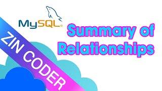 MySQL Tutorial for Beginners - Summary of Relationships | ZinCoder