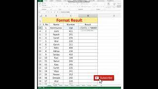 Interview Special | Convert Number into Given Format #shorts #excel #exceltips #exceltutorial