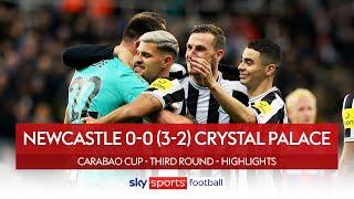 Magpies into last 16 on pens! | Newcastle 0-0 (3-2) Crystal Palace | Carabao Cup Highlights