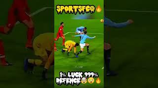 0% Luck, 999% Ball Control????#football #footballshorts #viral #viralfootball #soccer #sports #trend