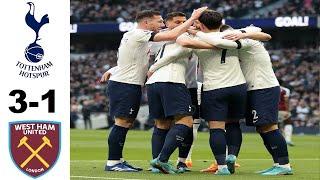 Tottenham vs West Ham United 3-1 Highlights Match | Premier League - 21/2022 Kurt Zouma & Son Goals