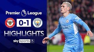 Foden strike sends City 8-points clear at top! | Brentford 0-1 Man City | EPL Highlights