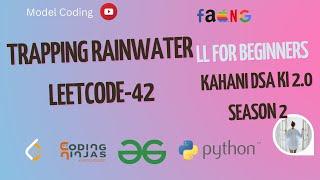 Trapping Rain Water - Leetcode 42 | Google | Flipkart | Amazon | Microsoft