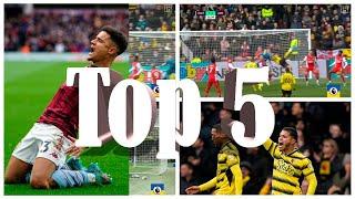 Top 5 goals Last Premier League week | 2021-2022