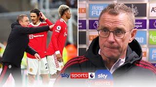 "I didn't like it at all" | Rangnick left unhappy with Man Utd's display against Newcastle