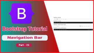 bootstrap navigation bar | bootstrap navigation bar example | part 23