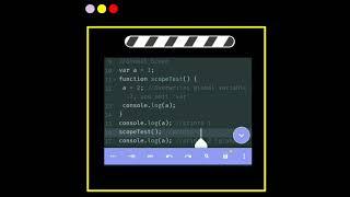 Global Scope - javascript tutorial #Shorts #Romeo