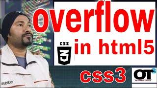 How to handle content overflow in html5 css3 | Overflow Auto, Scroll , Hidden in CSS