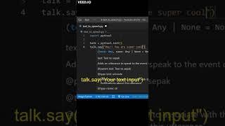 Text to speech converter in just 4 lines of code (pyttsx3) | Python | #shorts