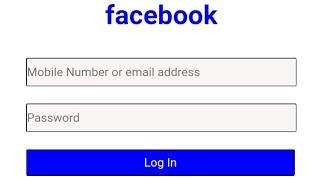 ||How to create Facebook Login/Sign-up page||HTML/CSS/Bootstrap/JavaScript/PHP