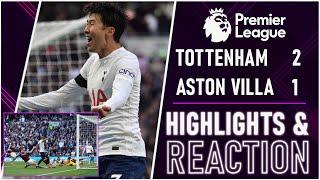 Son Heung-min (손흥민) on FIRE! Tottenham 2-1 Aston Villa Highlights