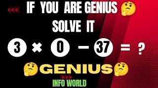 If You Are Genius ????Solve it ????263 #iq #maths #puzzle #genius