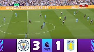 Manchester City vs. Aston Villa [3-1] • Premier League 2022/23 • Full Match - Gameplay