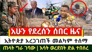 ሰበር - አሁን ተረጋገጠ ኢትዮጵያ ዛሬም መልካም ተሰማ | ጠላት ከባድ ወርጅብኝ ደረሰበት ቅሌት ተከናነበ | ድል ተበሰረ ሁሉም አለቁ | Abel Birhanu