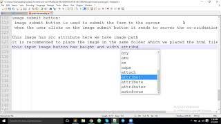 HTML Image Submit Button | Learn HTML part 23 | HTML Tutorial For Beginners | Web Using HTML