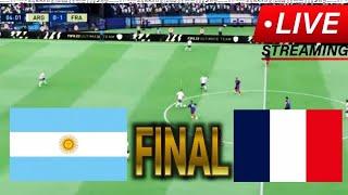 Argentina vs France Live : Final World cup Qatar 2022 | #pes18 #Gameplay #PlayStation4