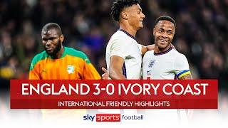 Sterling masterclass as Aurier sees red! | England 3-0 Ivory Coast | International Highlights