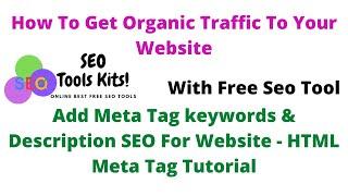 Add Meta tag keywords & description SEO for website - html Meta tag tutorial -  2021 - 11