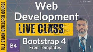 Web Development Live Online Class - Bootstrap and Free templates