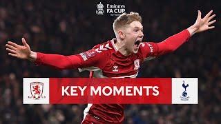 Middlesbrough v Tottenham | Key Moments | Fifth Round | Emirates FA Cup 2021-22