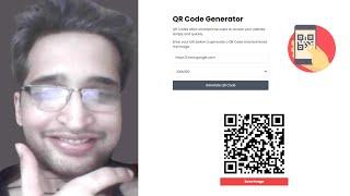 Build a Javascript QR Code Generator Using Tailwind CSS in Browser Using HTML5