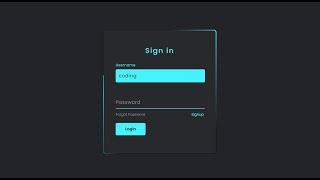 Animated Login Form with Source Code | Login Page using Html CSS