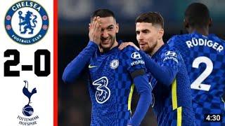 Chelsea vs Tottenham 2 0 Extended Highlights & All Goals and Hakim Ziyech shines