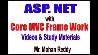 ASP.Net with Core MVC Framework | 30. Entity Framework Introduction | by Mohan Reddy