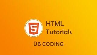 HTML 201 Intermediate level HTML | UB CODING