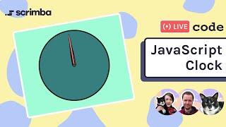 Live-code a JavaScript analog clock with us | HTML | CSS | JavaScript