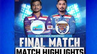 Andhra Premier League | APL  Final Match | COSTAL RIDERS vs BEZAWADA TIGERS || Match Highlights