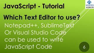 #06 JavaScript Text Editor | JavaScript tutorial in Hindi | #AcesoftechAcademy