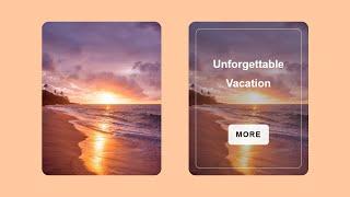 Amazing Hover Card Effect HTML CSS | CSS Animation