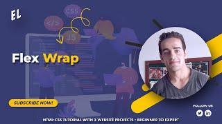 HTML-CSS Tutorial Lesson 49: Flex Wrap - Flexbox #3