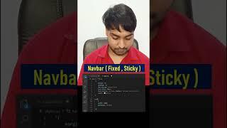 Navbar In CSS | ( Fixed , Sticky ) P4