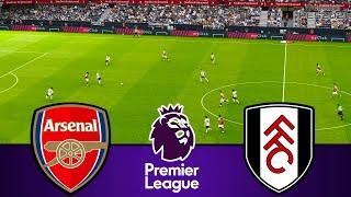 Arsenal vs Fulham LIVE | EPL Premier League 2023 Match | Watch Along & PES Gameplay