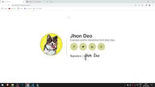 Coding Professional Email Signature Using HTML5 & CSS3 - TUTORIAL